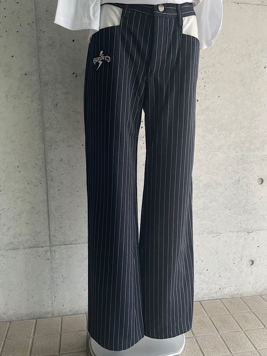 ストライプパンツ