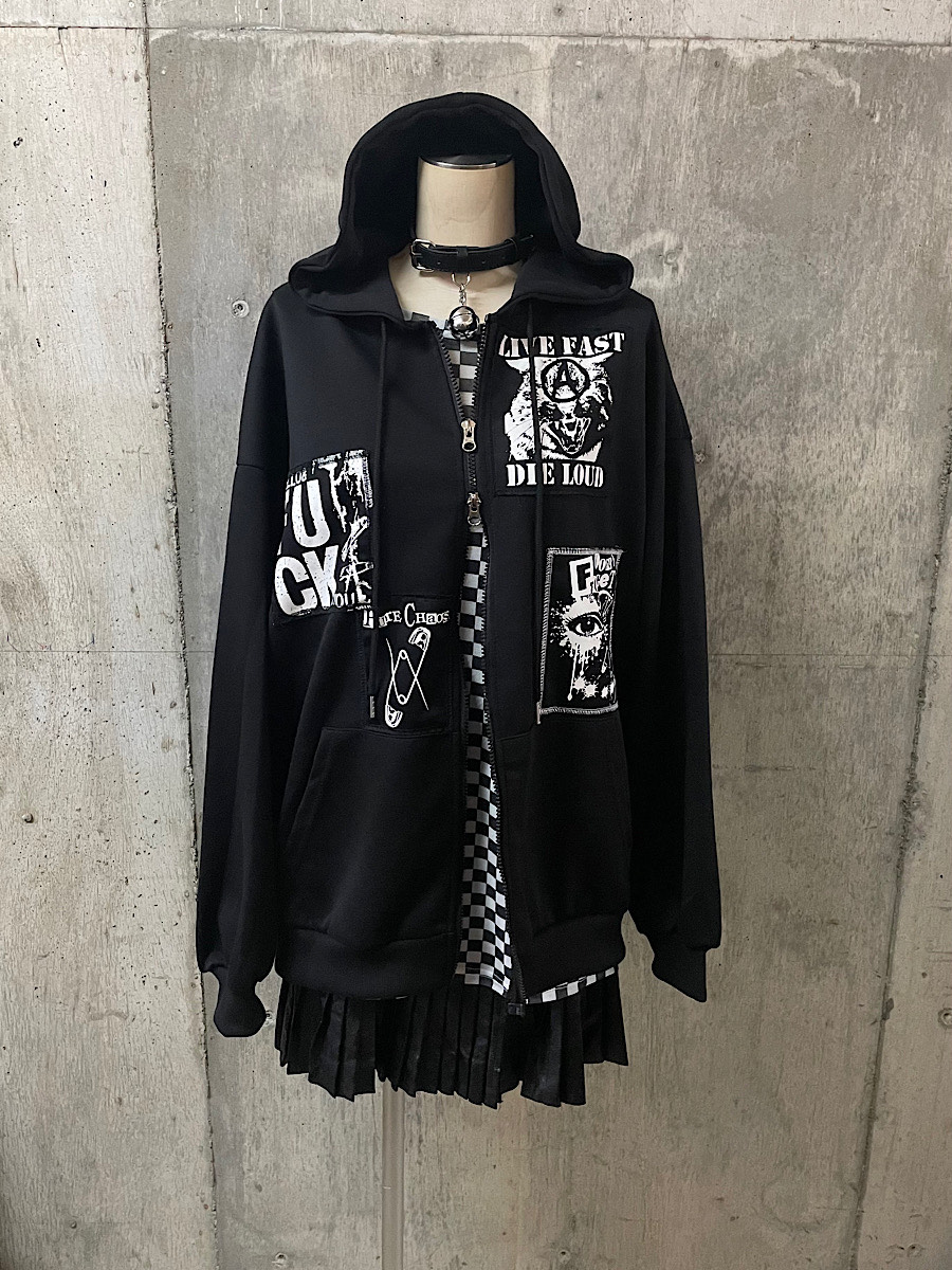 ジップビッグフーディー