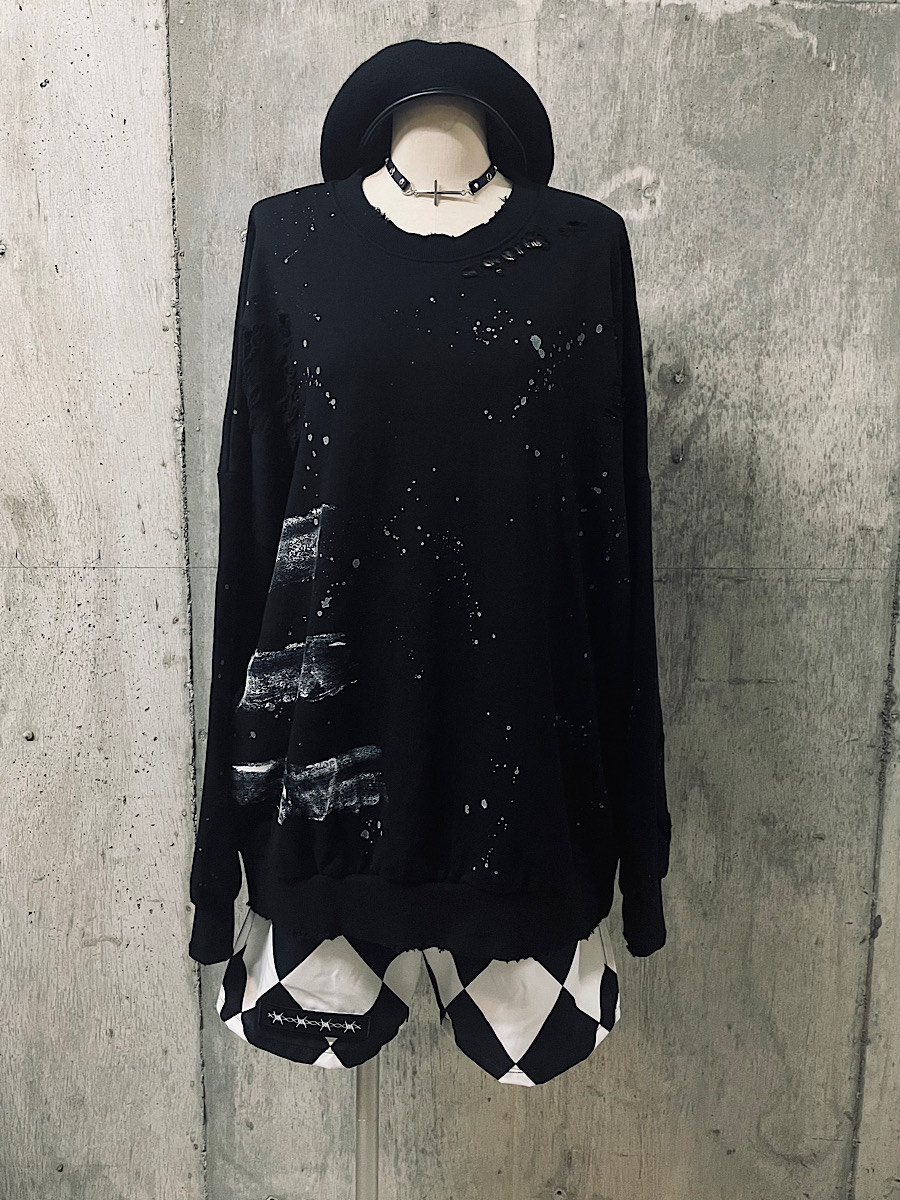 ダメージペイントプルオーバー