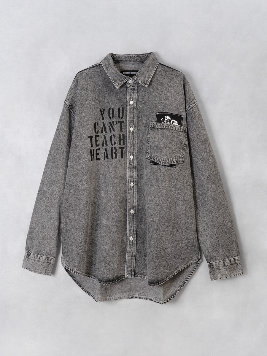 ウォッシュデニムアナーキーシャツ