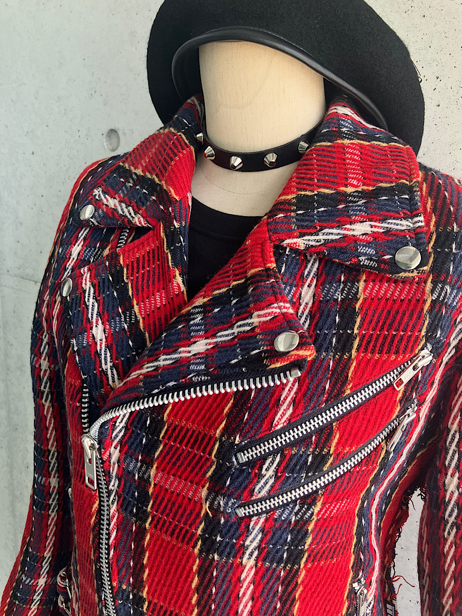 ✨定価10万♡激レア✨バーバリーロンドン　ライダース ジャケット　メガチェック チェックライダースジャケット/HUNDREDCLUB(ハンドレッドクラブ
