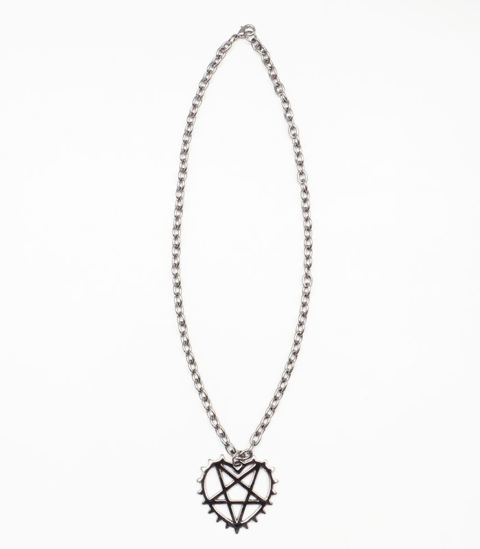 ハートペンタグラムネックレス/HELLCATPUNKS(ヘルキャットパンクス
