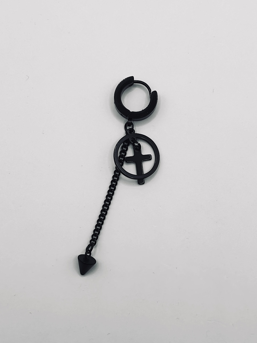 サークルクロスピアス