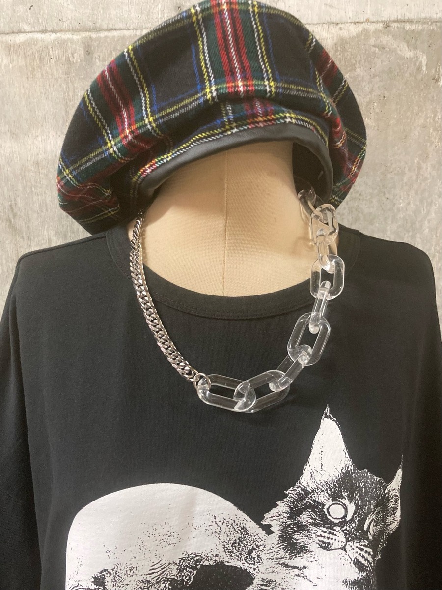 【激レア】新品未使用　LiSA×HELLCATPUNKS 南京錠ネックレス リバーシブル南京錠ネックレス/シルバー/ブラック/hellcatpunks