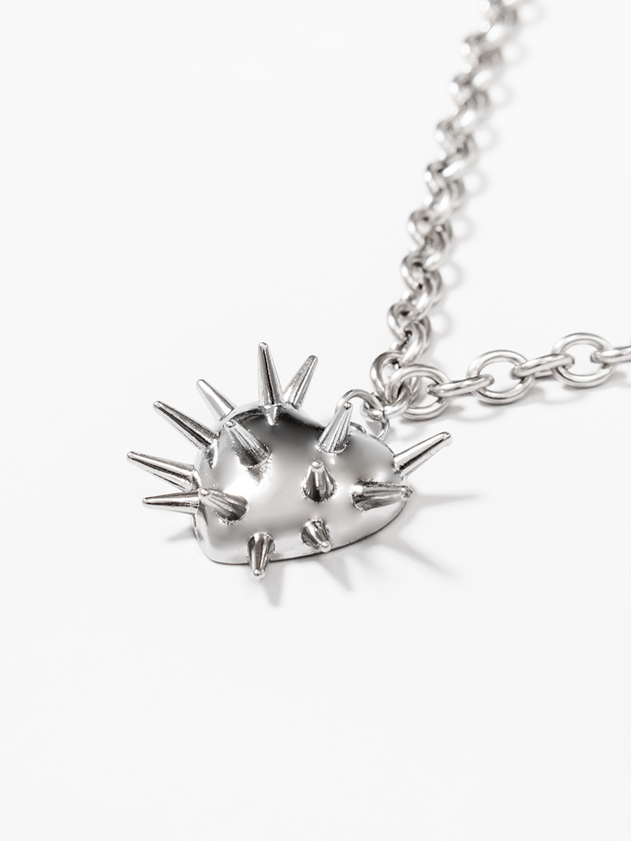 スパイクハートネックレス/HELLCATPUNKS(ヘルキャットパンクス) 通販