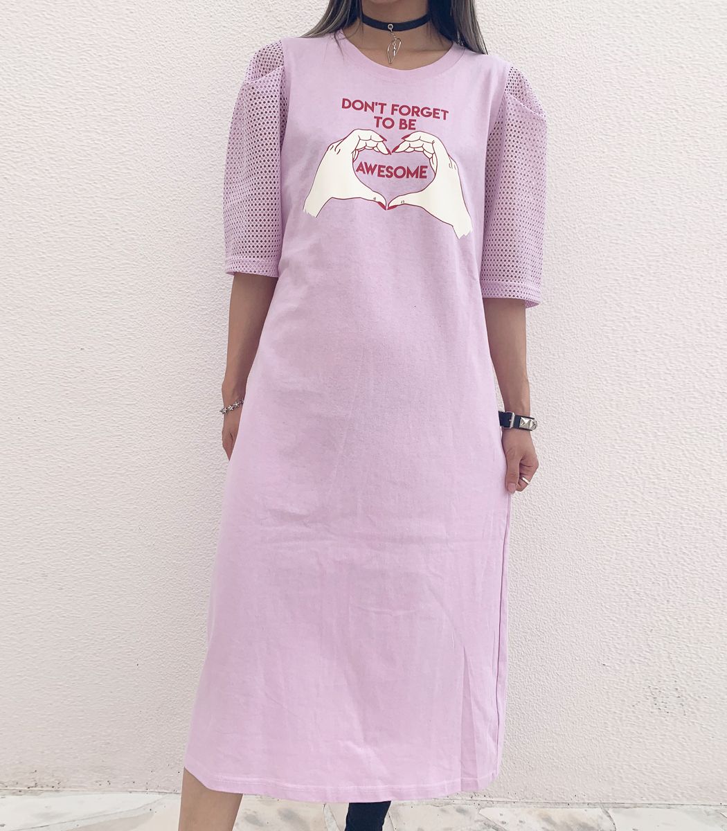 モデル身長165cm/着用サイズF/着用カラーPINK