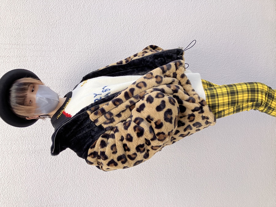 新品★ヘルキャットパンクスボアブルゾン★ セール】Boa Fleece Rabbit Hood Blouson/ボアフリースうさ耳
