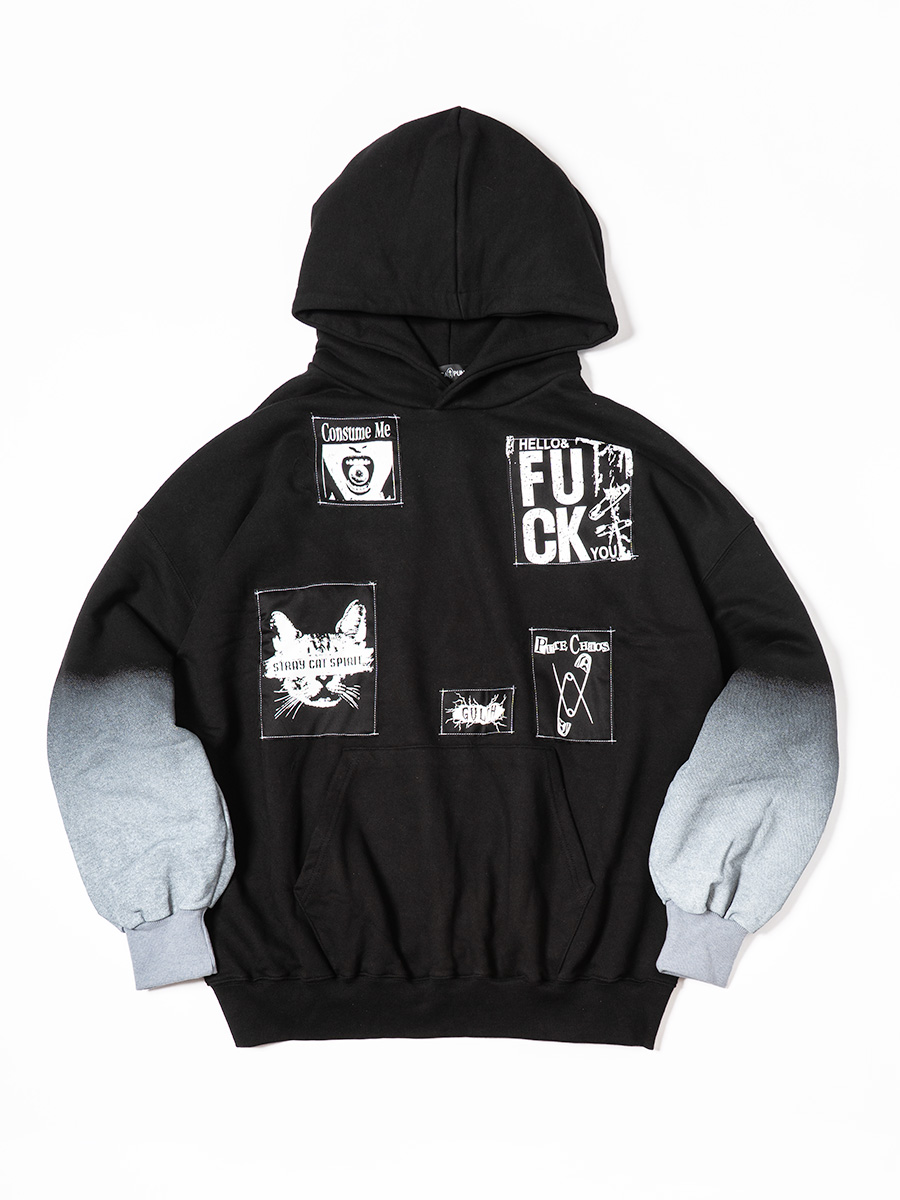 ダル / HELLCATPUNKS・Phoebe(ヘルキャットパンクス・フィー… ダメージビッグフーディー/HELLCATPUNKS(ヘルキャットパンクス