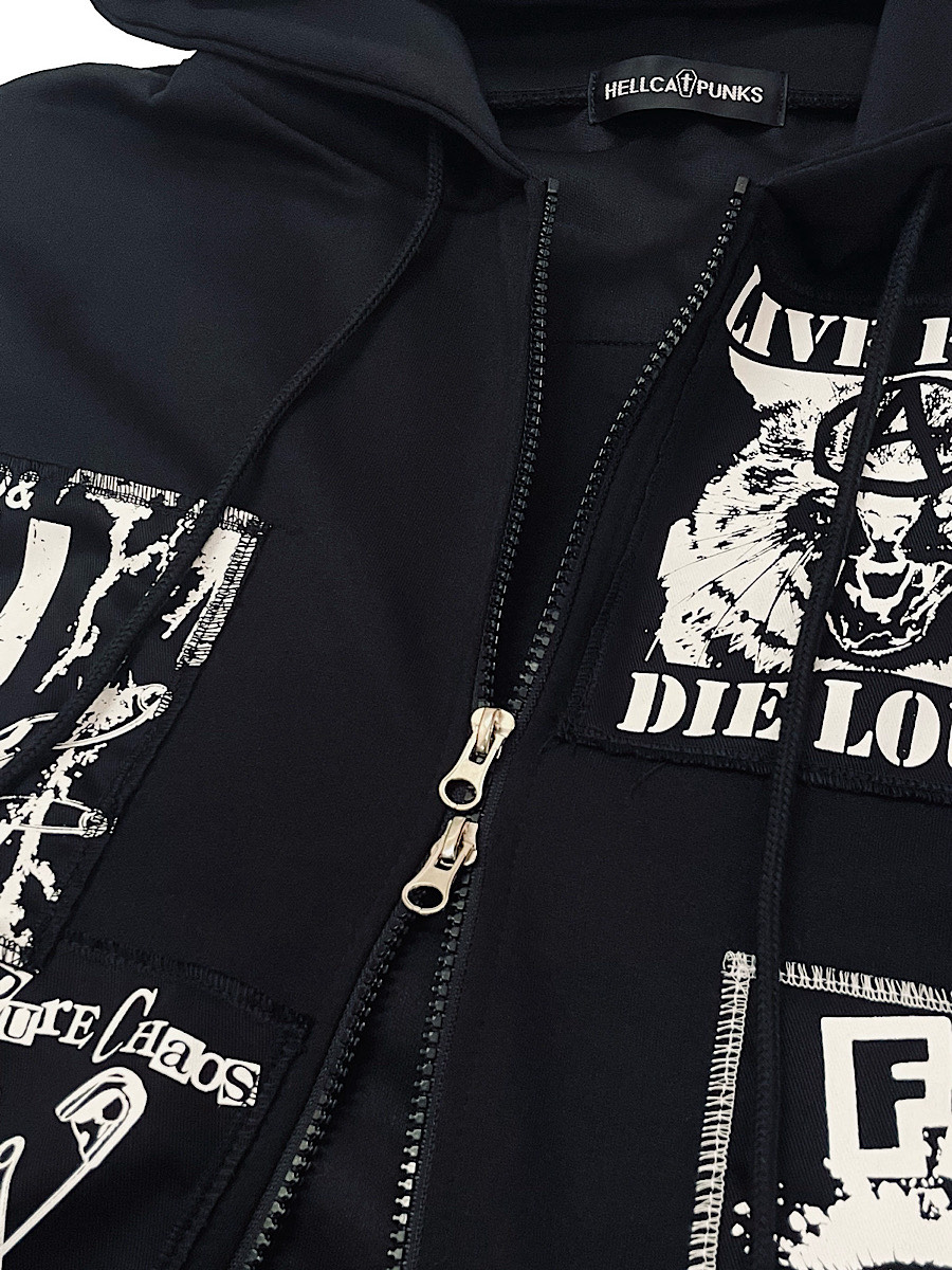 ジップビッグフーディー/HELLCATPUNKS(ヘルキャットパンクス) 通販