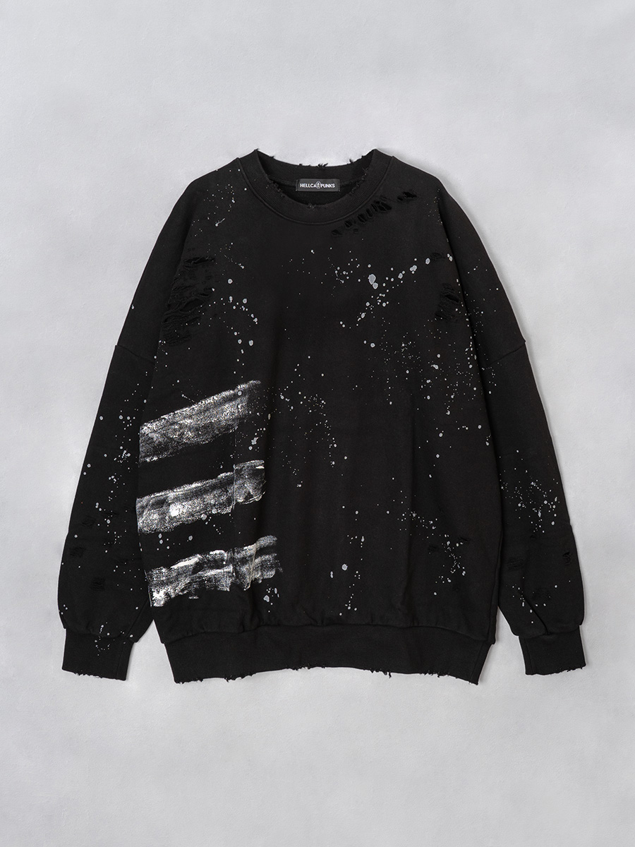 ダメージペイントプルオーバー