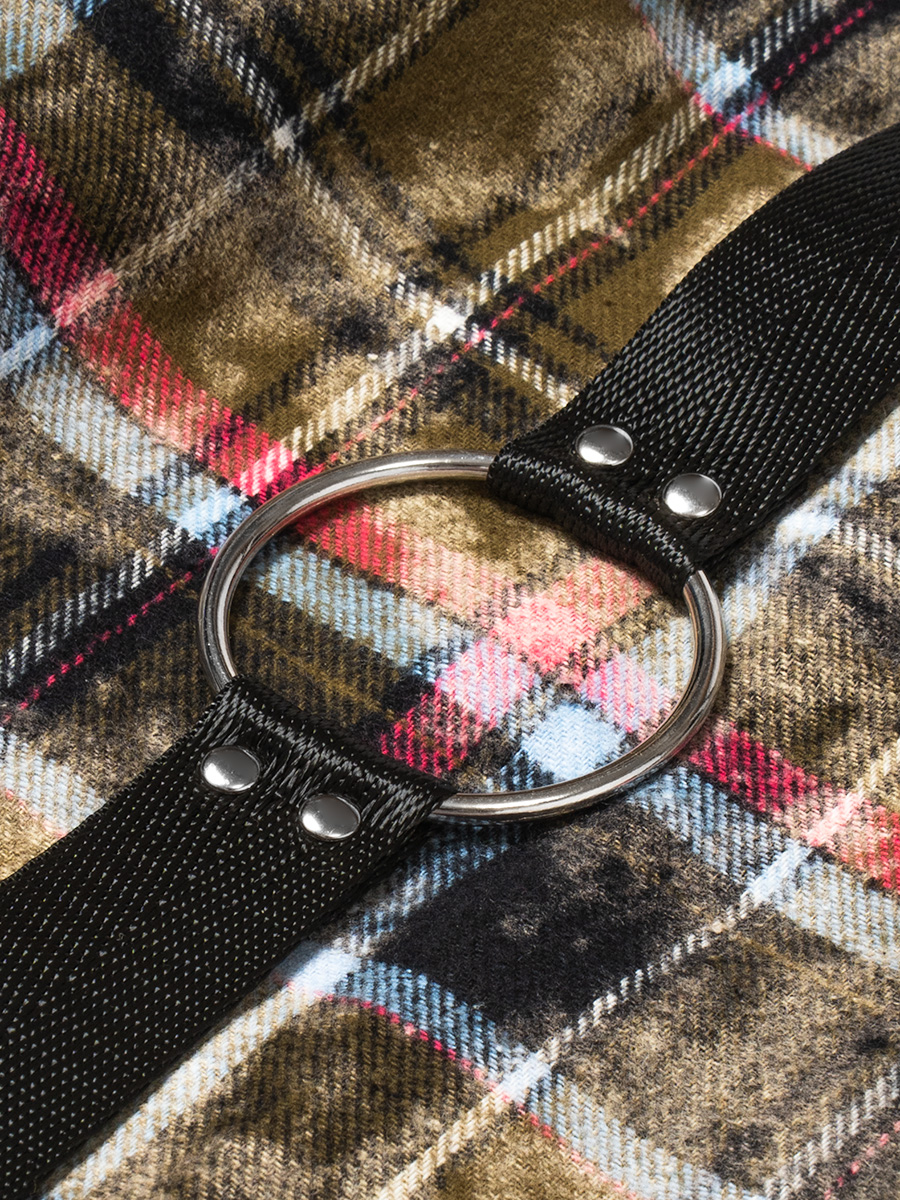 Hellcatpunks ヘルキャットパンクス　赤 チェック柄 ストラップ付 HELLCATPUNKS - 美品＊赤チェックジャケットの通販 by Maririn's