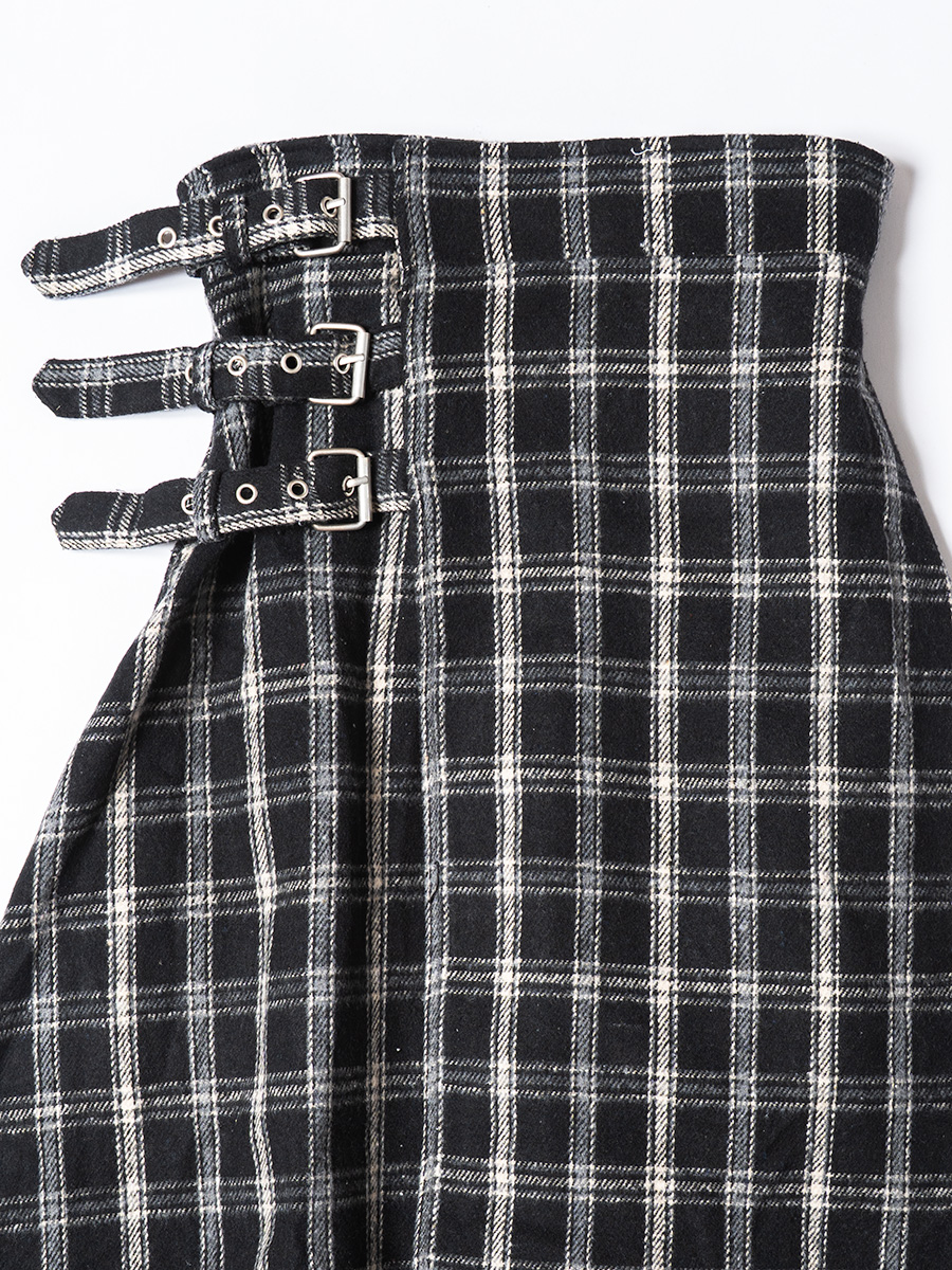 チェックラップスカート/HELLCATPUNKS(ヘルキャットパンクス) 通販