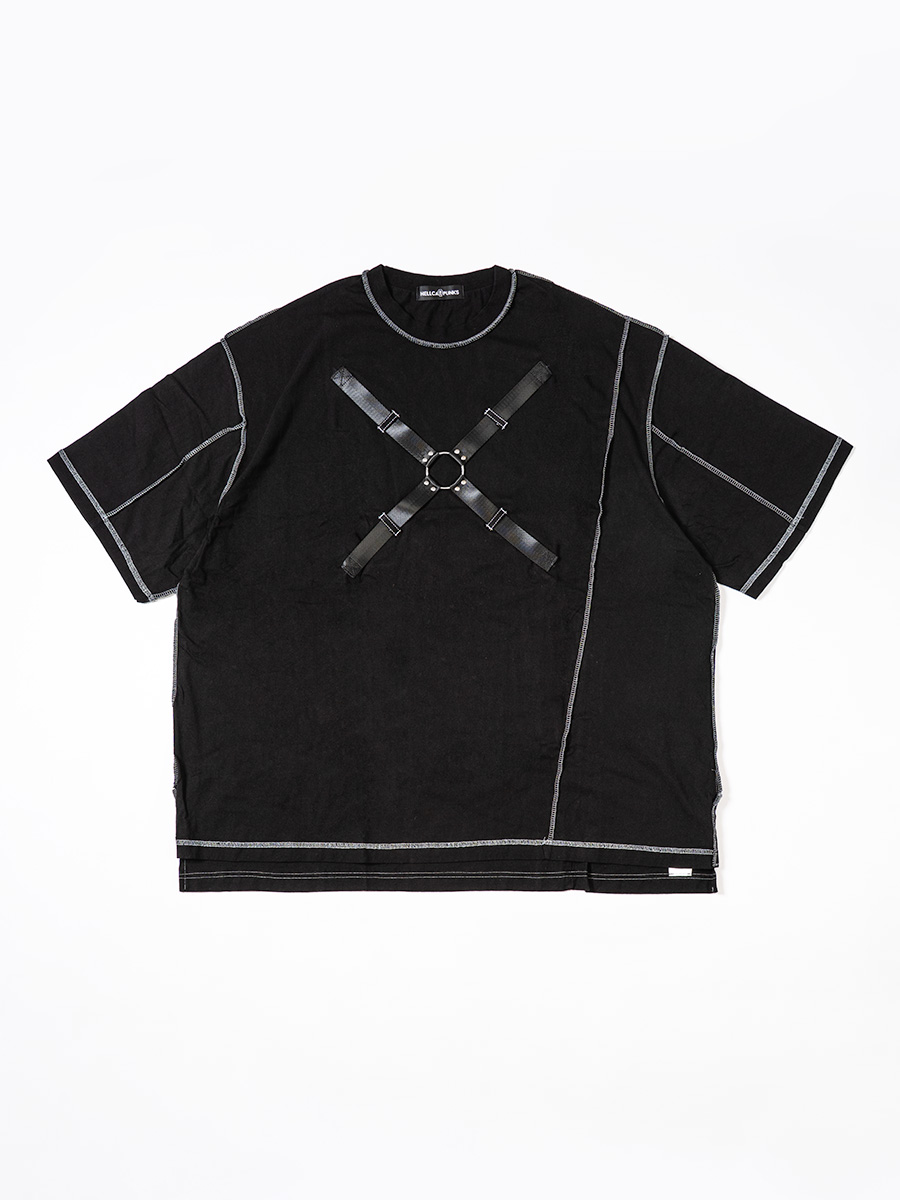 オーバーロックビッグTシャツ/HELLCATPUNKS(ヘルキャット