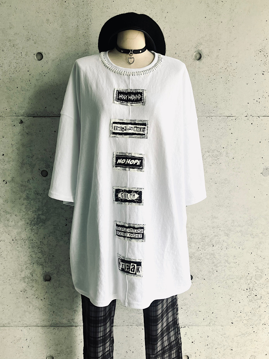 パッチビッグTシャツ/HELLCATPUNKS(ヘルキャットパンクス) 通販