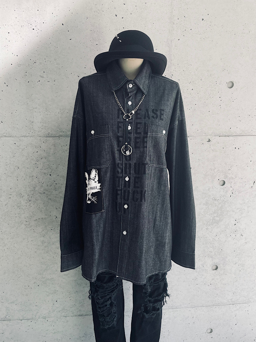 デニムアナーキーシャツ