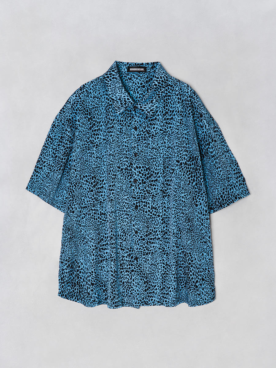 レオパード半袖シャツ
