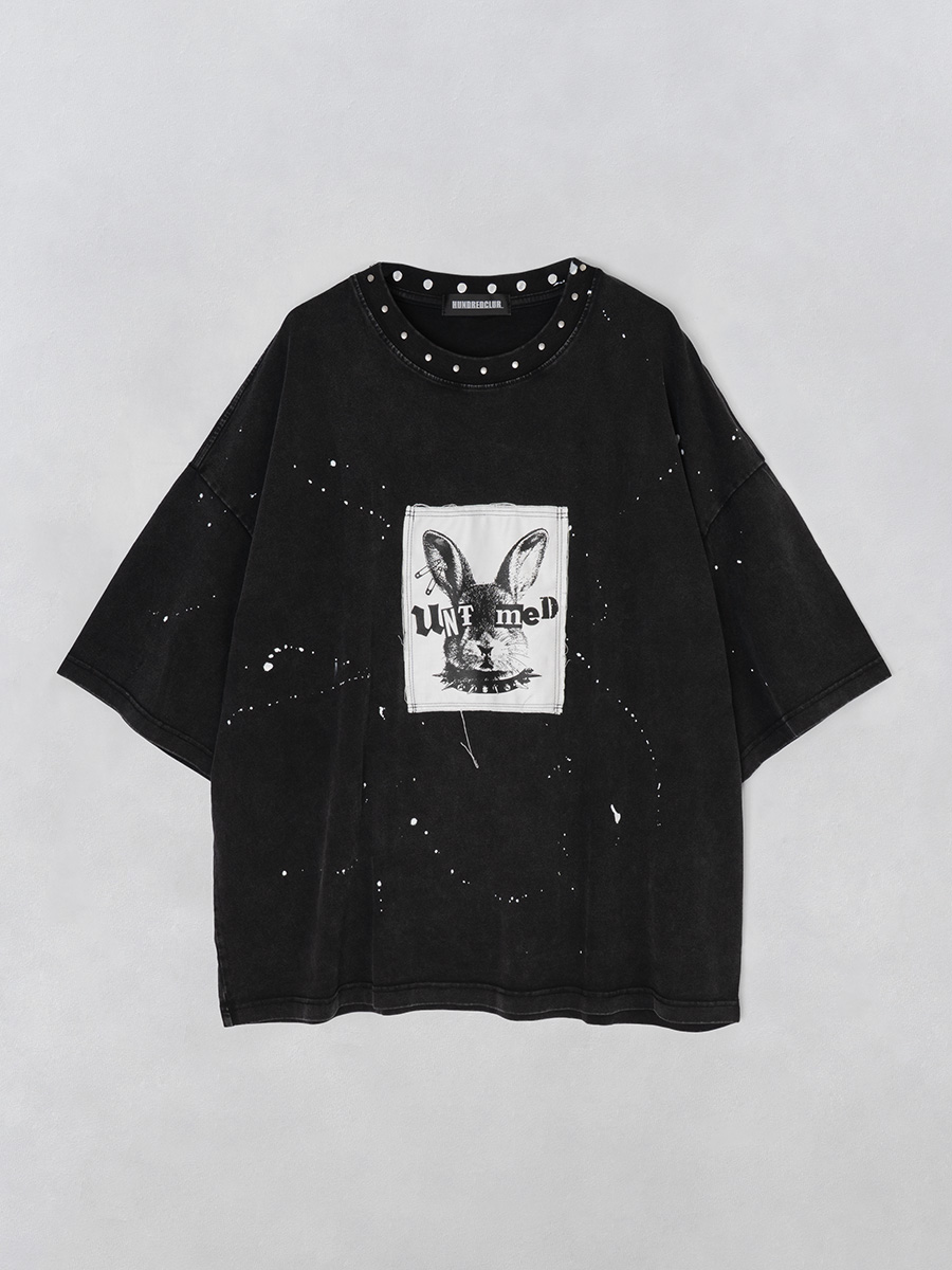 ペイントパッチTシャツ