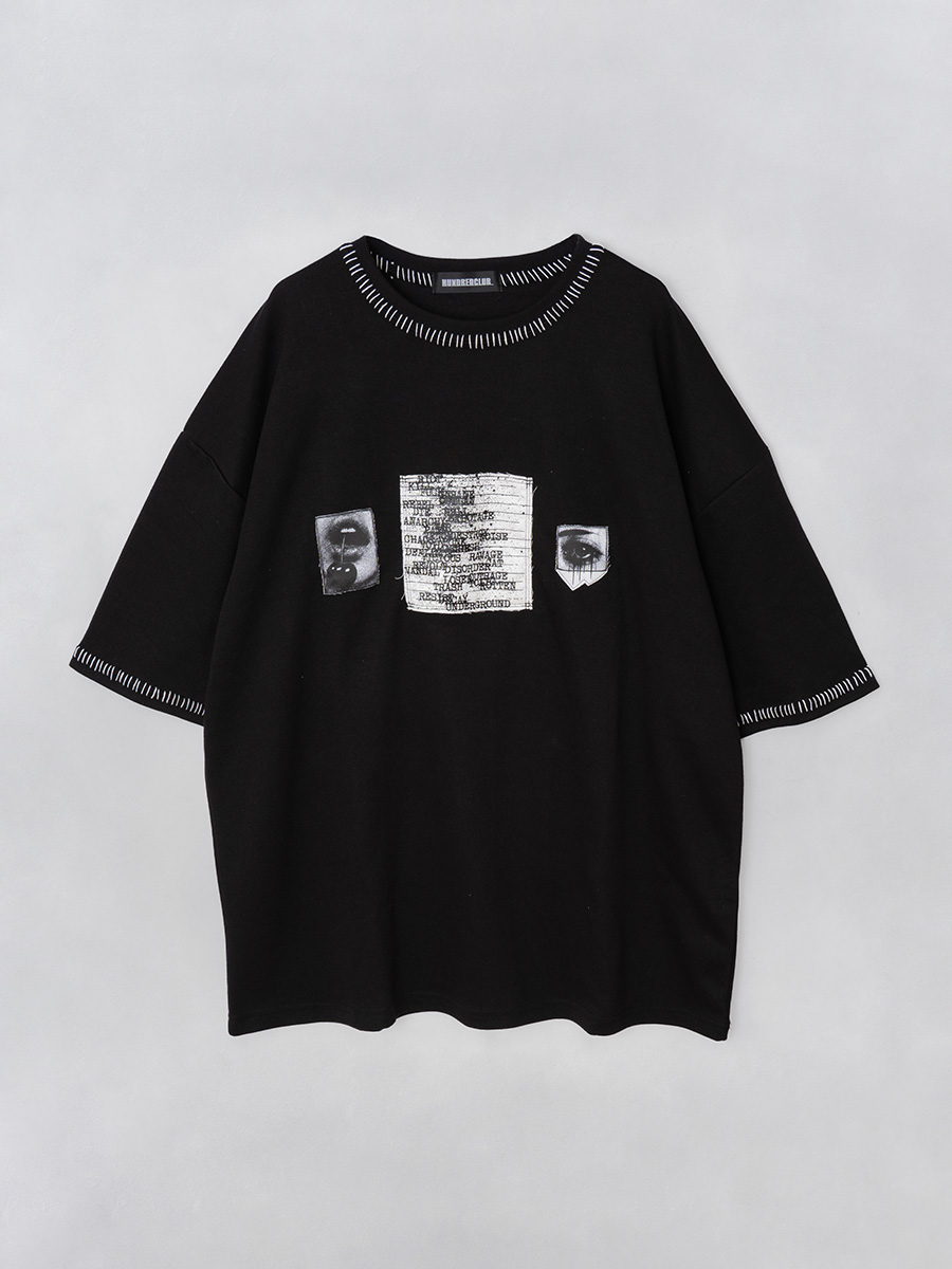 パッチワークTシャツ